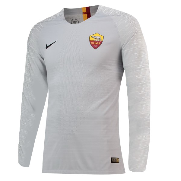 Trikot As Roma Auswarts Ml 2018-19 Grau Fussballtrikots Günstig